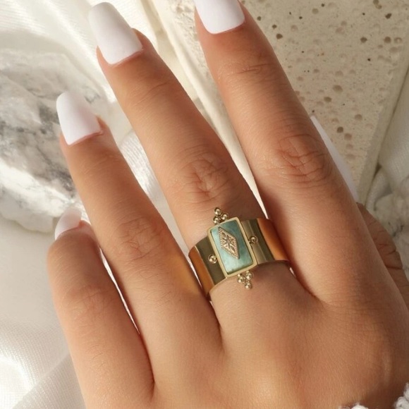 Geometric Cuff Ring. LAST ONE! - Picture 9 of 9